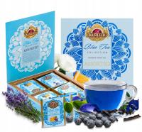 Basilur BLUE TEA zestaw herbat 4 smaki NIEBIESKA HERBATA na PREZENT - 40szt