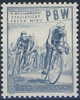 Czechosłowacja CSSR nr 797 ** PBW - wyścig pokoju - rower rowery sport