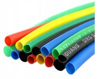 Rurka koszulka termokurczliw z klejem niebieska 4,8