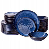 ОБЕДЕННОЕ ОБСЛУЖИВАНИЕ НА 12 ЧЕЛОВЕК СОВРЕМЕННЫЙ ДЛЯ ПОСУДОМОЕЧНОЙ МАШИНЫ НАБОР ТАРЕЛОК СИНИЙ