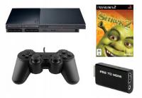 Konsola PlayStation 2 PS2 slim + HDMI + Shrek 2