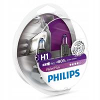 PHILIPS ŻARÓWKA 12V H1 55W VISIONPLUS + 60% WIĘCEJ ŚWIATŁA - ZESTAW 2 SZT.