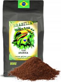 Бразилия Сантос кофе порошок свежеобжаренный 100% арабика 500г Арабика