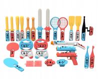 Набор аксессуаров 30в1 для Joy-Con Nintendo Switch спортивные ручки теннис