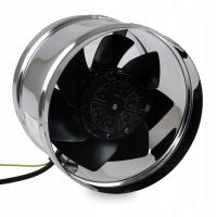 Cichy Wentylator Kominkowy 100mm Metalowy, Wysokotemperaturowy 70°C Turbina