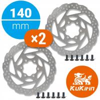 2x Tarcza hamulcowa do KUKIRIN G2 140mm | G4 140 mm | G2 Master