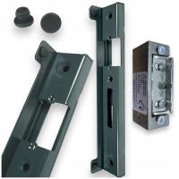 KASETA ELEKTROZACZEPU WĄSKA 40X17 ANTRACYT OBUDOWA ELEKTROZAMKA KASETA + R4