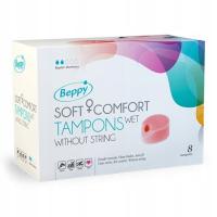 Miękkie tampony bez sznureczka Beppy Soft Comfort Tampons Wet 8 szt.