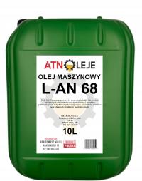 Olej maszynowy AN 68 10L - LAN 68 - maszynowy VG 68 - L-AN ISO 3448