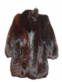 LIS Lisy futro damskie długie futro z lisa NATURALNE FUTRO lisy