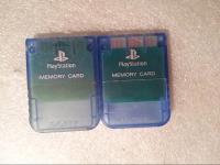 Оригинальная карта памяти Playstation 1 PS1 PSX синяя