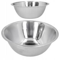 MISKA METALOWA ze stali nierdzewnej 1.4L uniwersalna do kuchni okrągła