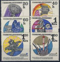 Czechosłowacja CSSR nr 1970/1975 ** kosmos Interkosmos