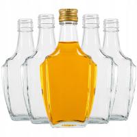 10x Бонапарт стеклянные бутылки 250 мл для самогона Вино настойка водка сок
