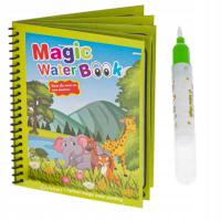 Водная раскраска многоразовая водяная ручка для животных