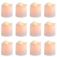 12x ŚWIECZKA LED LAMPKA WKŁAD DO ZNICZA TEALIGHT LAMPIONÓW DEKORACJI JAK PR