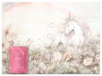 FOTOTAPETA DLA DZIECI JEDNOROŻEC KWIATY STYL BOHO DLA DZIEWCZYNKI 368x254