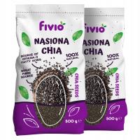 Семена чиа 1 кг испанский шалфей 1000 г свежий высокое качество FIVIO 2X500 г