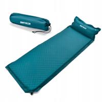 MATA SAMOPOMPUJĄCA MATERAC KARIMATA DMUCHANA METEOR 200x66x3,8 z poduszką