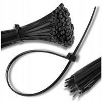 Opaski zaciskowe czarne trytki kablowe 100 szt 100x2.5mm nylonowe trytytki