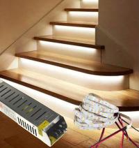 Zestaw schodowy listwa LED wymiar biała neutralna