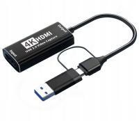 Karta do przechwytywania obrazu USB-C HDMI 4K
