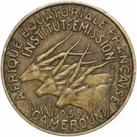 Francuska Afryka Równikowa 5 franków 1958 Kamerun