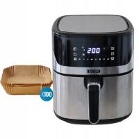 FRYTKOWNICA BEZTŁUSZCZOWA AIR FRYER FRYTOWNICA X1 1600W 8 PROGRAMÓW 6,5L