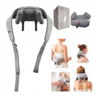 Masażer karku szyi pleców SHIATSU pas masujacy grzejący bezprzewodowy USB