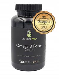 Omega 3 Forte BetterMe 350EPA 250DHA + E 120szt