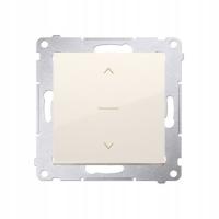 Włącznik żaluzjowy roletowy trójpozycyjny krem DZW1K.01/41 Kontakt Simon 54