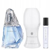 *AVON* ZESTAW PERCEIVE 3 SZTUKI WODA KULKA PERFUMETKA
