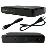 ИБП мини источник бесперебойного питания для маршрутизатора 12V 9V 5V DC 30W USB powerbank 8.8 Ah