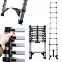 11-ступенчатая телескопическая лестница, складная, нескользящая, 3,2 м