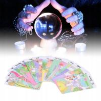 ,SET OF 78 TAROT CARDS CRYSTAL UNICORN TARO