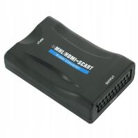 Adapter Anytech MHL/HDMI - Scart czarny