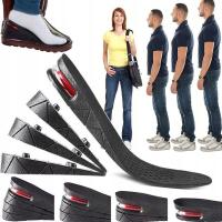 Увеличивающие рост стельки для обуви регулировка от 3 до 9 см