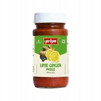 Marynowane limonki z imbirem w oleju Priya Lime Ginger 300 g - ostro-kwaśny