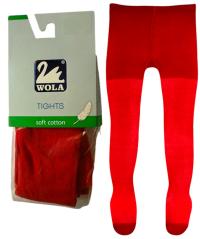Воля детские колготки красный хлопок