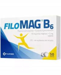 Filomag B6 40 mg + 5 mg 50 tabletek