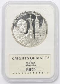 10 Lir - JPII - DE NIHILO NIHIL - Malta - 2005 rok