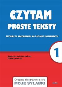 Moje sylabki - czytam proste teksty część 1 Agnieszka Fabisiak-Majcher,Elżb