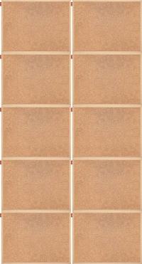 Tablica korkowa Memobe 60x90cm brązowa x10 PALETA