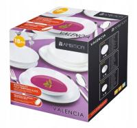 Набор посуды AMBITION Valencia 10788 18 el. Набор тарелок на 6 человек