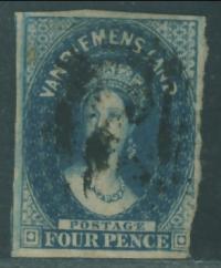 Van Diemensland four pence - Królowa Victoria