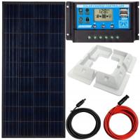Zestaw solarny bateria słoneczna 180W + ramki montażowe + Regulator 30A