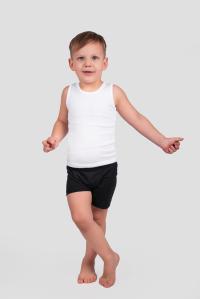 Podkoszulek chłopięcy - biały, gładki