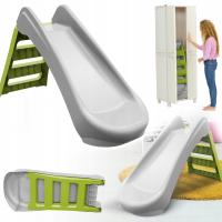 Детская горка складная садовая устойчивая горка 130 см серая Палплей