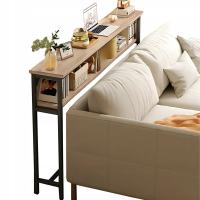 KONSOLA STOLIK LOFT ZA KANAPĘ REGAŁ PÓŁKA DO SALONU DĄB SONOMA 100x20x102