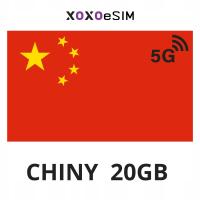 ESIM Chiny - 20GB na 15 dni - Internet mobilny eSIM do Chin